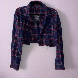 Forever 21 Cropped Flannel